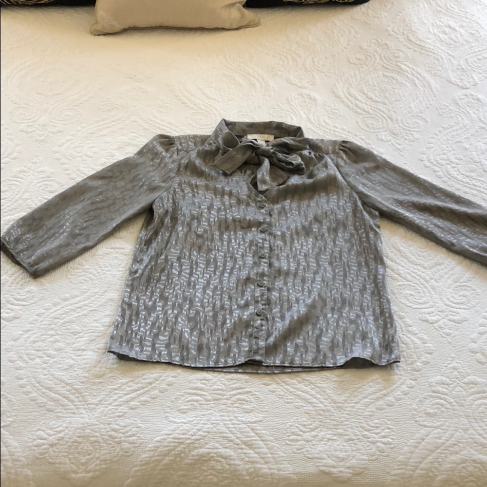 Grey/silver bluse